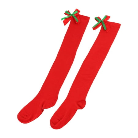 HOTYA Green/Red Striped Stocking Over The Knee Long Socks Bowknot Socks Lovely Ladies Christmas Elastic Sock
HOTYA Green/Red Striped Stocking Over The Knee Long Socks Bowknot Socks Lovely Ladies Christmas Elastic Sock