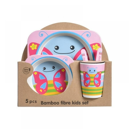 5PCS Unbreakable Kids Plate and Bowl Set for Healthy Mealtime Bamboo Children Dishware Set with Plate Bowl Cup Fork and Spoon BPA Free Dishwasher Safe
5PCS Unbreakable Kids Plate and Bowl Set for Healthy Mealtime Bamboo Children Dishware Set with Plate Bowl Cup Fork and Spoon BPA Free Dishwasher Safe