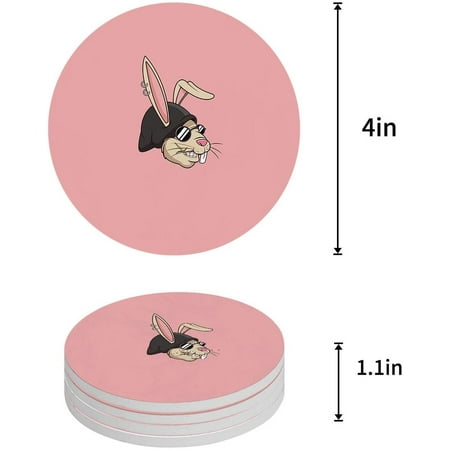 ZHANZZK Rabbit Set of 8 Round Coaster for Drinks Absorbent Ceramic Stone Coasters Cup Mat with Cork Base for Home Kitchen Room Coffee Table Bar Decor
ZHANZZK Rabbit Set of 8 Round Coaster for Drinks Absorbent Ceramic Stone Coasters Cup Mat with Cork Base for Home Kitchen Room Coffee Table Bar Decor