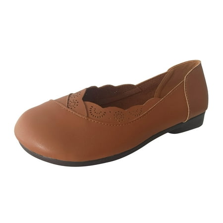 nsendm Casual Shoes for Women Low Heel Comfort Ladies Fashion Solid Color Leather Flip Flops for Women Casual Summer Brown 8.5
nsendm Casual Shoes for Women Low Heel Comfort Ladies Fashion Solid Color Leather Flip Flops for Women Casual Summer Brown 8.5