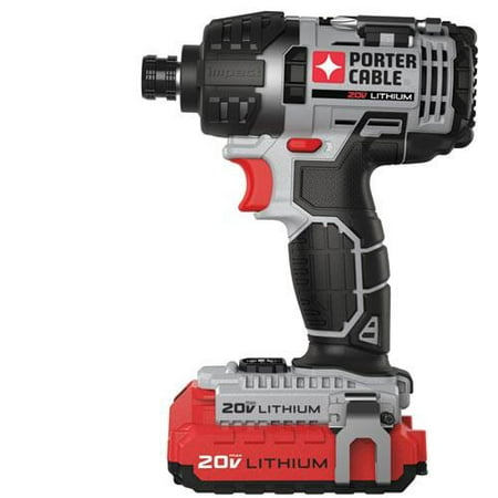 Factory-Reconditioned Porter-Cable PCCK640LBR 20V MAX Cordless Lithium-Ion 1\/4 in. Hex Impact Driver (Refurbished)