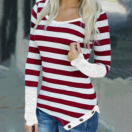 Okbop Christmas Scrub Tops Sexy Slim Casual Stripe Printing Long Sleeve Round Neck Sling Buttons Base Shirts S Fall Blouses for Women 2022 White Shirt
Okbop Christmas Scrub Tops Sexy Slim Casual Stripe Printing Long Sleeve Round Neck Sling Buttons Base Shirts S Fall Blouses for Women 2022 White Shirt
