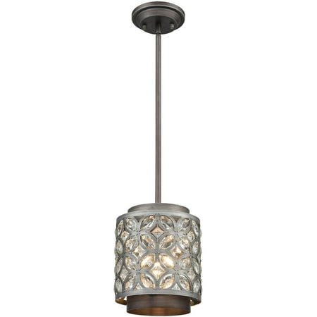 Pendants 1 Light Fixtures With Weared Zinc and Matte Silver Finish Metal/Crystal Material Medium Bulb 8
Pendants 1 Light Fixtures With Weared Zinc and Matte Silver Finish Metal/Crystal Material Medium Bulb 8