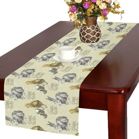 MYPOP Hand Drawn Happy Easter Rabbit Long Table Runner 16x72 incheses Cute Bunny Chick Rectangle Table Runner Cotton Linen Cloth Placemat for Office Kitchen Dining Wedding Party Home Decor
MYPOP Hand Drawn Happy Easter Rabbit Long Table Runner 16x72 incheses Cute Bunny Chick Rectangle Table Runner Cotton Linen Cloth Placemat for Office Kitchen Dining Wedding Party Home Decor