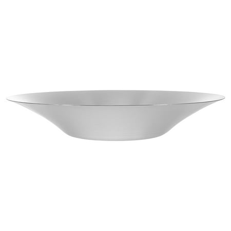 1pc Stainless Steel Plate Round Bowl Fruit Storage Bowl Pasta Eating Bowl