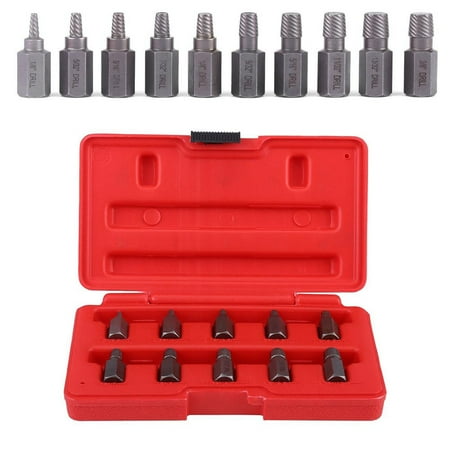 Extractor 10 Pcs 3.2-10.3mm Screw Extractor Set For Rust Damaged Studs Remover Out
Extractor 10 Pcs 3.2-10.3mm Screw Extractor Set For Rust Damaged Studs Remover Out