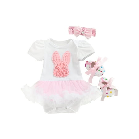 Bebiullo Cute Easter Valentine s Day Newborn Baby Girls 3D Heart/Rabbit Print Tulle Playsuit Dress+Shoes+Headband 4Pcs Outfits
Bebiullo Cute Easter Valentine s Day Newborn Baby Girls 3D Heart/Rabbit Print Tulle Playsuit Dress+Shoes+Headband 4Pcs Outfits