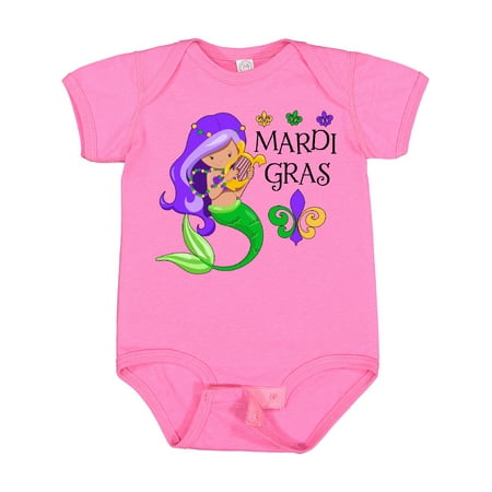 Inktastic Mardi Gras Mermaid with Harp and Beads Gift Baby Boy or Baby Girl Bodysuit
Inktastic Mardi Gras Mermaid with Harp and Beads Gift Baby Boy or Baby Girl Bodysuit