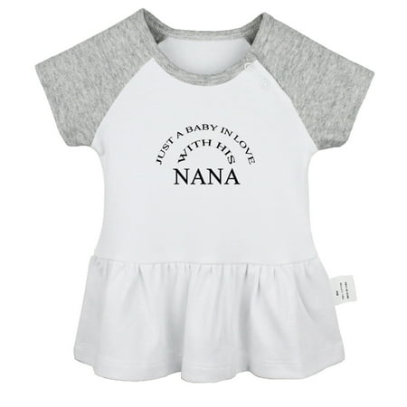 Just A Baby In Love With His Nana Funny Dresses For Baby Newborn Babies Skirts Infant Princess Dress 0-24M Kids Graphic Clothes (Gray Raglan Dresses 0-6 Months)
Just A Baby In Love With His Nana Funny Dresses For Baby Newborn Babies Skirts Infant Princess Dress 0-24M Kids Graphic Clothes (Gray Raglan Dresses 0-6 Months)