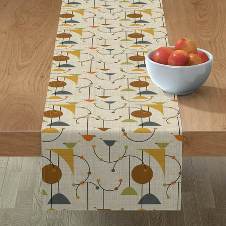 Cotton Sateen Table Runner 108 - Mod Planets Mid Century Space Retro 1950S Geometric Abstract Vintage Print Custom Table Linens by Spoonflower
Cotton Sateen Table Runner 108 - Mod Planets Mid Century Space Retro 1950S Geometric Abstract Vintage Print Custom Table Linens by Spoonflower