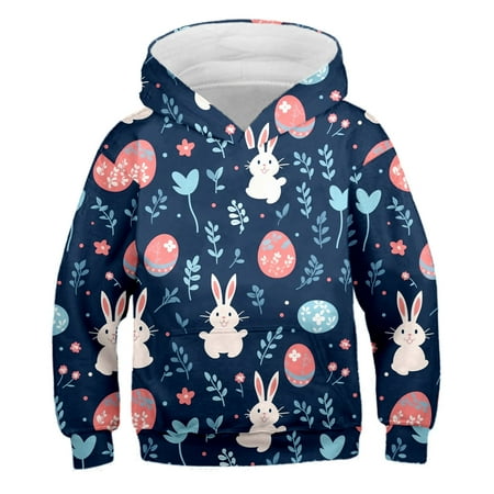 Sweatshirts for Teens Easter Spring Long Sleeve Tops Cartoon Eggs Printing Warm Fashion Hoodies for Kids
Sweatshirts for Teens Easter Spring Long Sleeve Tops Cartoon Eggs Printing Warm Fashion Hoodies for Kids