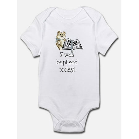 CafePress - I Was Baptized Today! (Boy) Infant Bodysuit - Baby Light Bodysuit
CafePress - I Was Baptized Today! (Boy) Infant Bodysuit - Baby Light Bodysuit