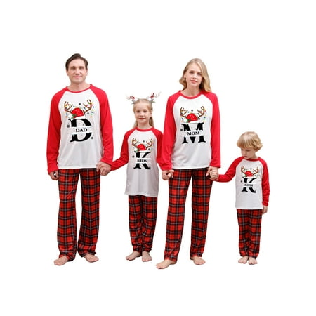 Gueuusu Matching Christmas Pajamas for Family Holiday Cute Letter Hat Printed PJs for Women/Men/Kids/Couples/Adult
Gueuusu Matching Christmas Pajamas for Family Holiday Cute Letter Hat Printed PJs for Women/Men/Kids/Couples/Adult