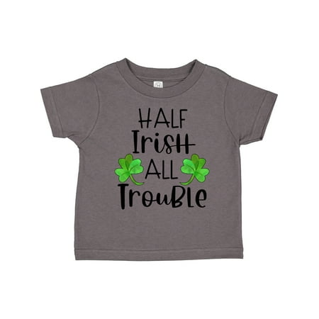 Inktastic Half Irish All Trouble with Green Clovers Gift Toddler Boy or Toddler Girl T-Shirt
Inktastic Half Irish All Trouble with Green Clovers Gift Toddler Boy or Toddler Girl T-Shirt