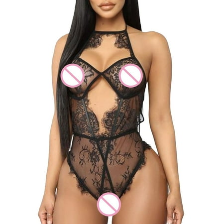 Zuwimk Lingerie For Women Women One Piece Lingerie Deep V Teddy Lace Bodysuit Black XL
Zuwimk Lingerie For Women Women One Piece Lingerie Deep V Teddy Lace Bodysuit Black XL