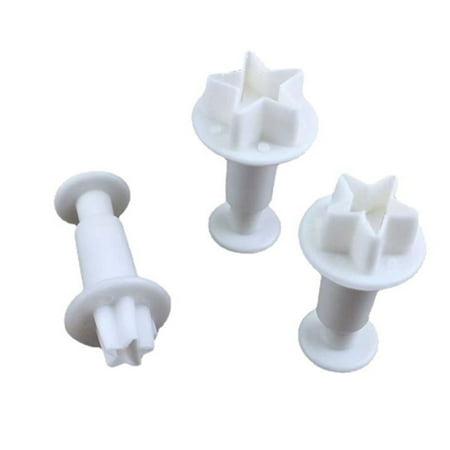 Sorrowso 3Pcs/Set Star Plunger Fondant Cutter Sugarcraft Cake Decorating Tools DIY Cookie Stamper Baking Accessories Round
Sorrowso 3Pcs/Set Star Plunger Fondant Cutter Sugarcraft Cake Decorating Tools DIY Cookie Stamper Baking Accessories Round