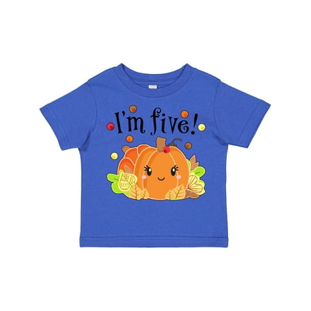 Inktastic I m Five- Pumpkin Birthday Autumn Gift Toddler Boy or Toddler Girl T-Shirt
Inktastic I m Five- Pumpkin Birthday Autumn Gift Toddler Boy or Toddler Girl T-Shirt