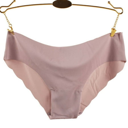 HEVIRGO Women Ice Silk Solid Color Low Waist Ultra-Thin Seamless Sexy Underwear Panties
HEVIRGO Women Ice Silk Solid Color Low Waist Ultra-Thin Seamless Sexy Underwear Panties