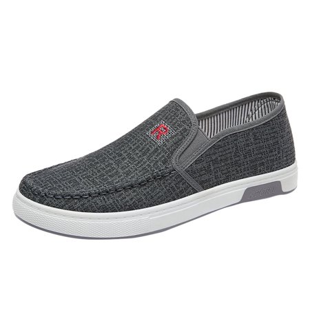 GNEIKDEING Autumn Men Casual Shoes Flat Bottom Non Slip Canvas Solid Color Slip On Comfortable Simple Design Shallow Mouth Gift on Clearance
GNEIKDEING Autumn Men Casual Shoes Flat Bottom Non Slip Canvas Solid Color Slip On Comfortable Simple Design Shallow Mouth Gift on Clearance