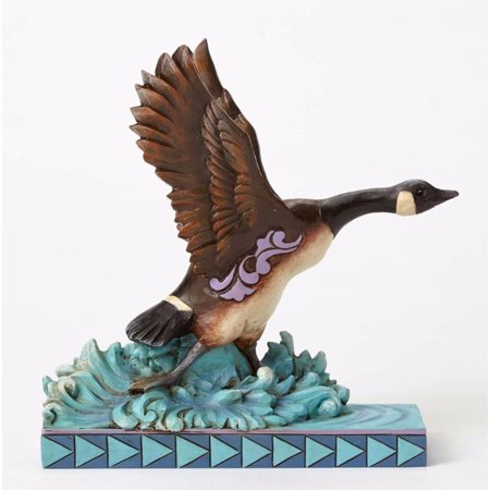 Jim Shore Nature's Wonders Soar Canada Goose Flying Figurine 4052062 Geese New