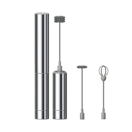 Battery Powered Milk Frother Hand-held Electric Foam Maker with 3 Stainless Whisk Stainless Foamer Maker for Coffee Coffee Egg
Battery Powered Milk Frother Hand-held Electric Foam Maker with 3 Stainless Whisk Stainless Foamer Maker for Coffee Coffee Egg