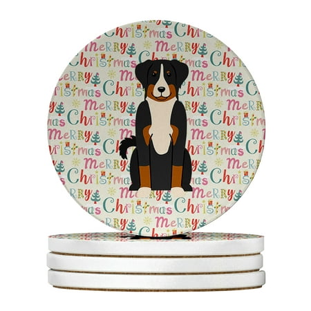 Merry Christmas Appenzeller Sennenhund Large Sandstone Coasters Pack of 4 4 in x 4 in
Merry Christmas Appenzeller Sennenhund Large Sandstone Coasters Pack of 4 4 in x 4 in