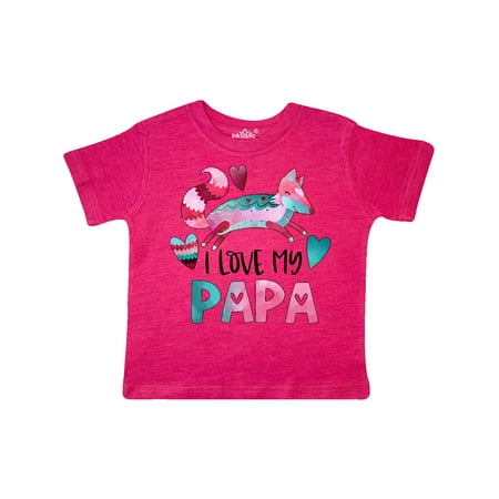 Inktastic I Love My Papa Pink and Blue Fox with Hearts Gift Toddler Boy or Toddler Girl T-Shirt
Inktastic I Love My Papa Pink and Blue Fox with Hearts Gift Toddler Boy or Toddler Girl T-Shirt