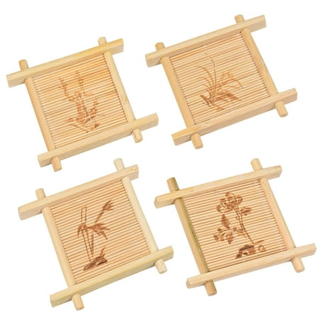 4pcs Bamboo Tea Cup Mat Wooden Coaster Kitchen Accessories Placemat Cup Holder Dish Pot Pads Heat Insulation Saucer
4pcs Bamboo Tea Cup Mat Wooden Coaster Kitchen Accessories Placemat Cup Holder Dish Pot Pads Heat Insulation Saucer