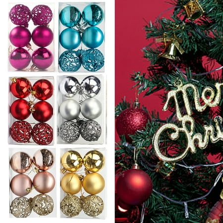 6Pcs Christmas Balls Festive Delightful Exquisite Glittery Xmas Tree Hollow-out Balls Decor for Christmas Gold PlasticUs
6Pcs Christmas Balls Festive Delightful Exquisite Glittery Xmas Tree Hollow-out Balls Decor for Christmas Gold PlasticUs