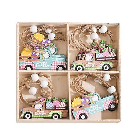 Zedker Easter Decorations Creative Painted Wooden Car Rabbit Pendant Home Decorations Ornaments
Zedker Easter Decorations Creative Painted Wooden Car Rabbit Pendant Home Decorations Ornaments