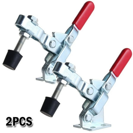 Leke 2pcs GH-102B Quick Release Tool Quick Fixture Toggle Clamp 100Kg 220lbs