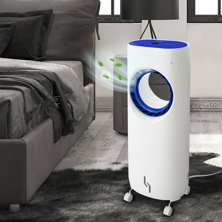 Portable Evaporative Air Tower Fan - Pet Friendly! Ice Packs Blade-less Remote Control
Portable Evaporative Air Tower Fan - Pet Friendly! Ice Packs Blade-less Remote Control
