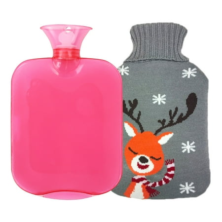 

Kitchen Utensils & Gadgets WMYBD Hot Water Bottle With Cover 1000ML Bed Bottle With Soft Fleece Cover Bed Bottle Provides Warmth Gift