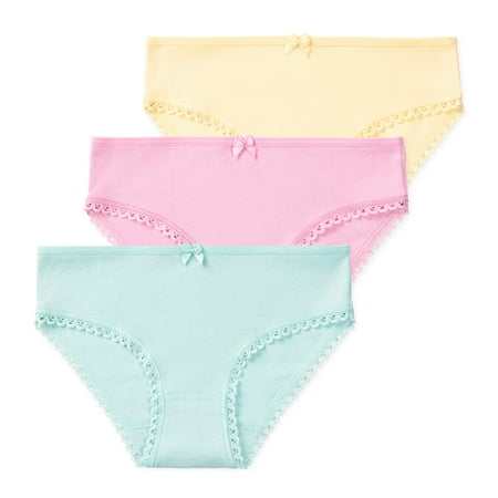 Lucky & Me Lily Little Girls Underwear Organic Cotton Briefs (3-Pack) 9/10
