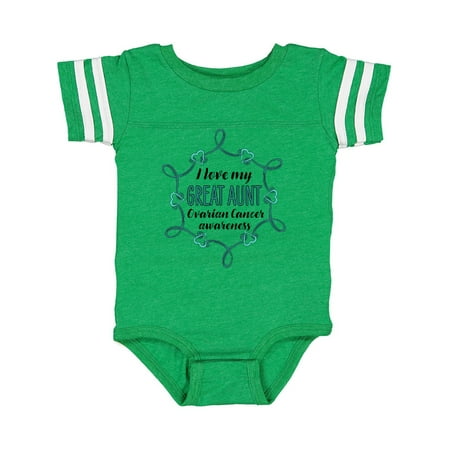 Inktastic I Love My Great Aunt Ovarian Cancer Awareness Gift Baby Boy or Baby Girl Bodysuit
Inktastic I Love My Great Aunt Ovarian Cancer Awareness Gift Baby Boy or Baby Girl Bodysuit