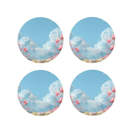 Vsdgher Cute Pink Mushrooms Leather Coasters for Drinks Durable Drink Coasters 4 Set for Tabletop Protection Luxurious Home Décor and Housewarming Gift-Round Shape
Vsdgher Cute Pink Mushrooms Leather Coasters for Drinks Durable Drink Coasters 4 Set for Tabletop Protection Luxurious Home Décor and Housewarming Gift-Round Shape