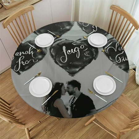 Patifu Heart Round Table Cover Stain Resistant Washable Indoor Outdoor Tablecloth Kitchen Dining Wedding Parties Waterproof 100% Polyester Fiber 46-50
Patifu Heart Round Table Cover Stain Resistant Washable Indoor Outdoor Tablecloth Kitchen Dining Wedding Parties Waterproof 100% Polyester Fiber 46-50