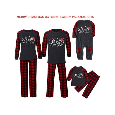 AvoDovA Matching Family Pajamas Set Adult Kids Baby Merry Christmas Tops Plaid Pants Christmas Sleepwear
AvoDovA Matching Family Pajamas Set Adult Kids Baby Merry Christmas Tops Plaid Pants Christmas Sleepwear