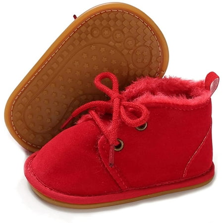 Baby Booties Baby Girl Shoes Winter Warm Fur Lining Non-Slip Lace Up Newborn Boots Infant Toddler First Walker Crib Shoes
Baby Booties Baby Girl Shoes Winter Warm Fur Lining Non-Slip Lace Up Newborn Boots Infant Toddler First Walker Crib Shoes