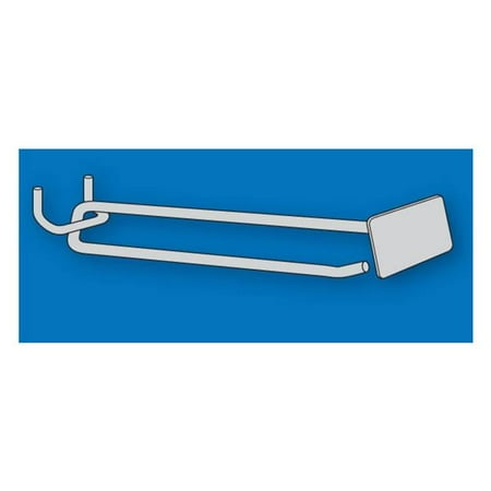 Siffron 100600 6 in. Fastback Scanning Hook Case with Gray Back - Pack of 100