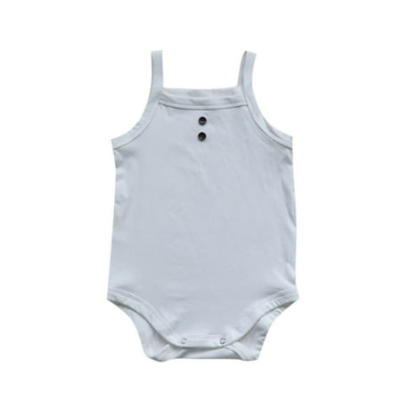 Baby Cartoon Romper Baby Girls Boys Cotton Summer Solid Sleeveless Romper Bodysuit Clothes
Baby Cartoon Romper Baby Girls Boys Cotton Summer Solid Sleeveless Romper Bodysuit Clothes