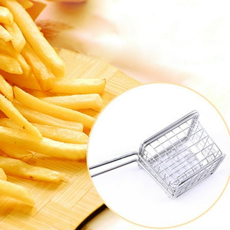 huanledash French Fries Deep Frying Fryer Basket Square Stainless Steel Food Cooking Tool
huanledash French Fries Deep Frying Fryer Basket Square Stainless Steel Food Cooking Tool