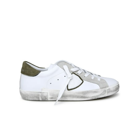 Philippe Model Man Prsx Sneakers In White Leather
