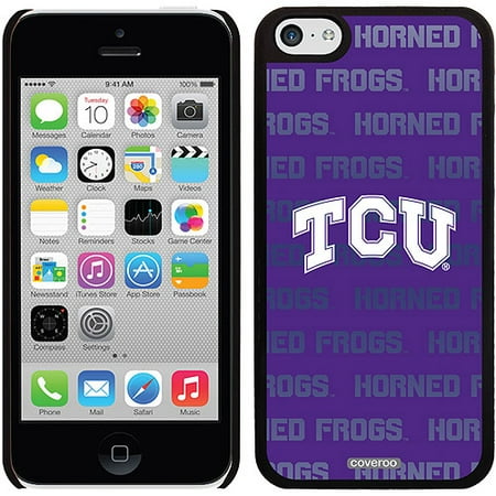 TCU Repeating Design on iPhone 5c Thinshield Snap-On Case by Coveroo