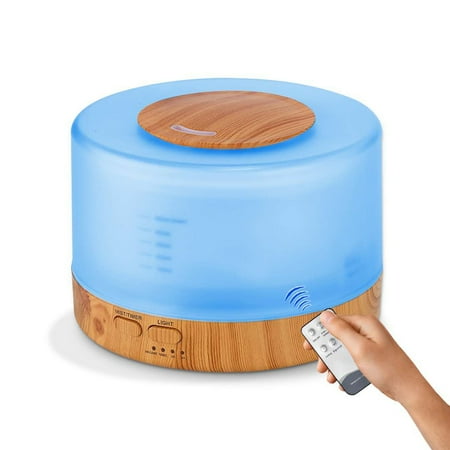 500ml Ultrasonic Humidifier Aroma Diffuser 7 Color Changing Essential Oil Diffuser Automatic Shut-off Mist Humidifier with Remote Controller(US Plug)
500ml Ultrasonic Humidifier Aroma Diffuser 7 Color Changing Essential Oil Diffuser Automatic Shut-off Mist Humidifier with Remote Controller(US Plug)