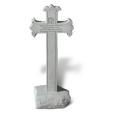 If Tears Could Build A Stairway Ornate Cross Memorial Stone