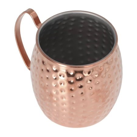 Moscow Cocktail Mug 500ml Large Capacity Moscow Mule Mug Rustproof 304 Stainless Steel For Bars Rose Gold 
Moscow Cocktail Mug 500ml Large Capacity Moscow Mule Mug Rustproof 304 Stainless Steel For Bars Rose Gold