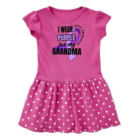 Inktastic I Wear Purple For My Grandma Lupus Awareness Gift Baby Girl Dress
Inktastic I Wear Purple For My Grandma Lupus Awareness Gift Baby Girl Dress