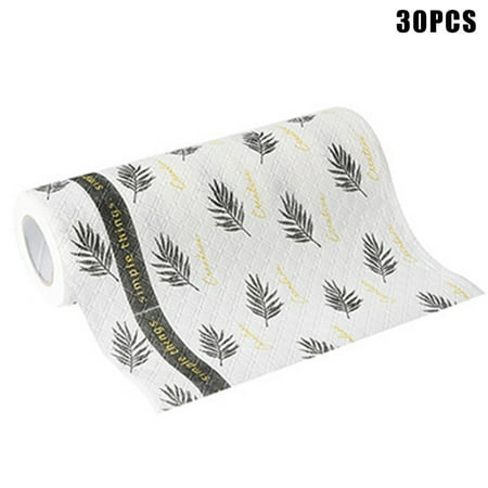 30pcs Durable Kitchen Breakpoint Padded Lazy Cleaning Rag Dishwashing Towel Home Kitchen New