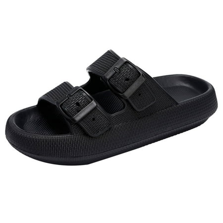 Younar Non-skid Thick-soled Cloud Sippers | PVC Pillow Sippers with Comfortable Cushioning | Double-buckle Shower Sandals Couple Sandals for Indoor and Outdoor
Younar Non-skid Thick-soled Cloud Sippers | PVC Pillow Sippers with Comfortable Cushioning | Double-buckle Shower Sandals Couple Sandals for Indoor and Outdoor